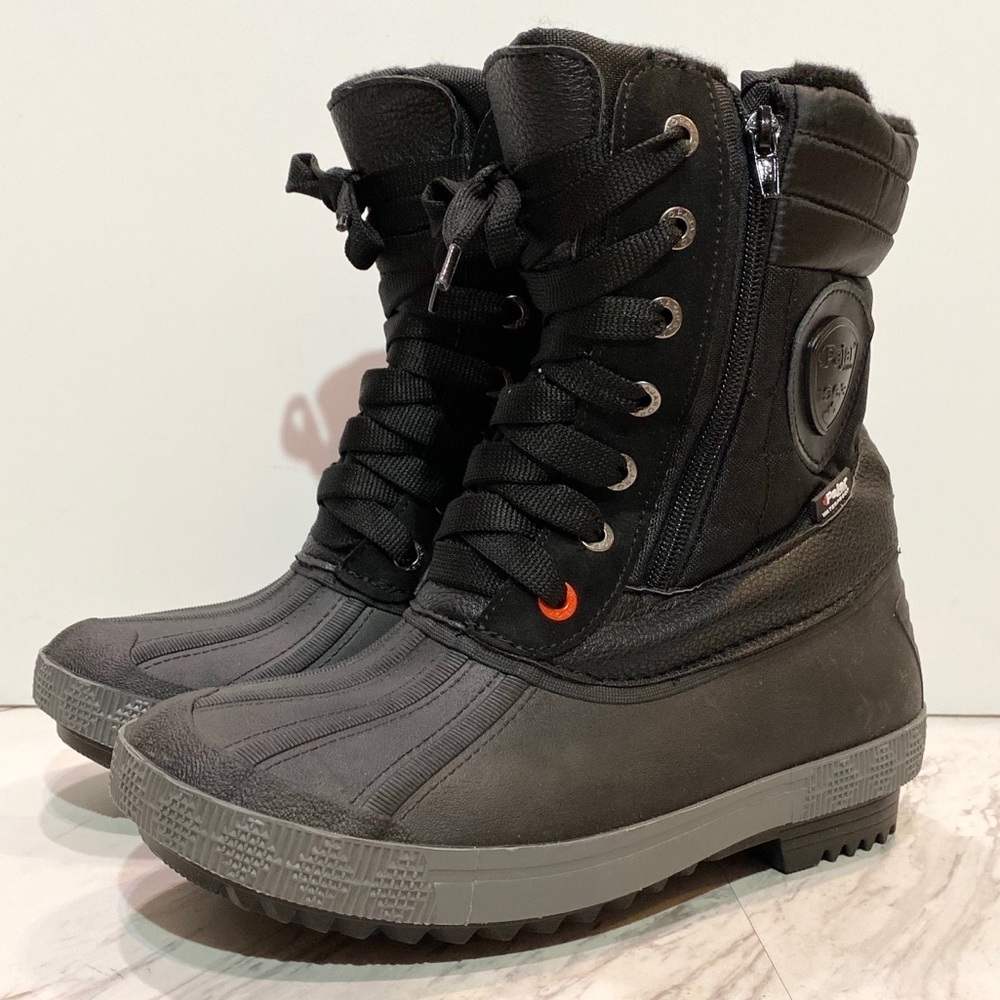 New! Pajar Selma Waterproof Black Duck Boot 8L US